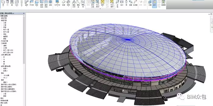 BIM技术在厚街体育馆中的应用的图6